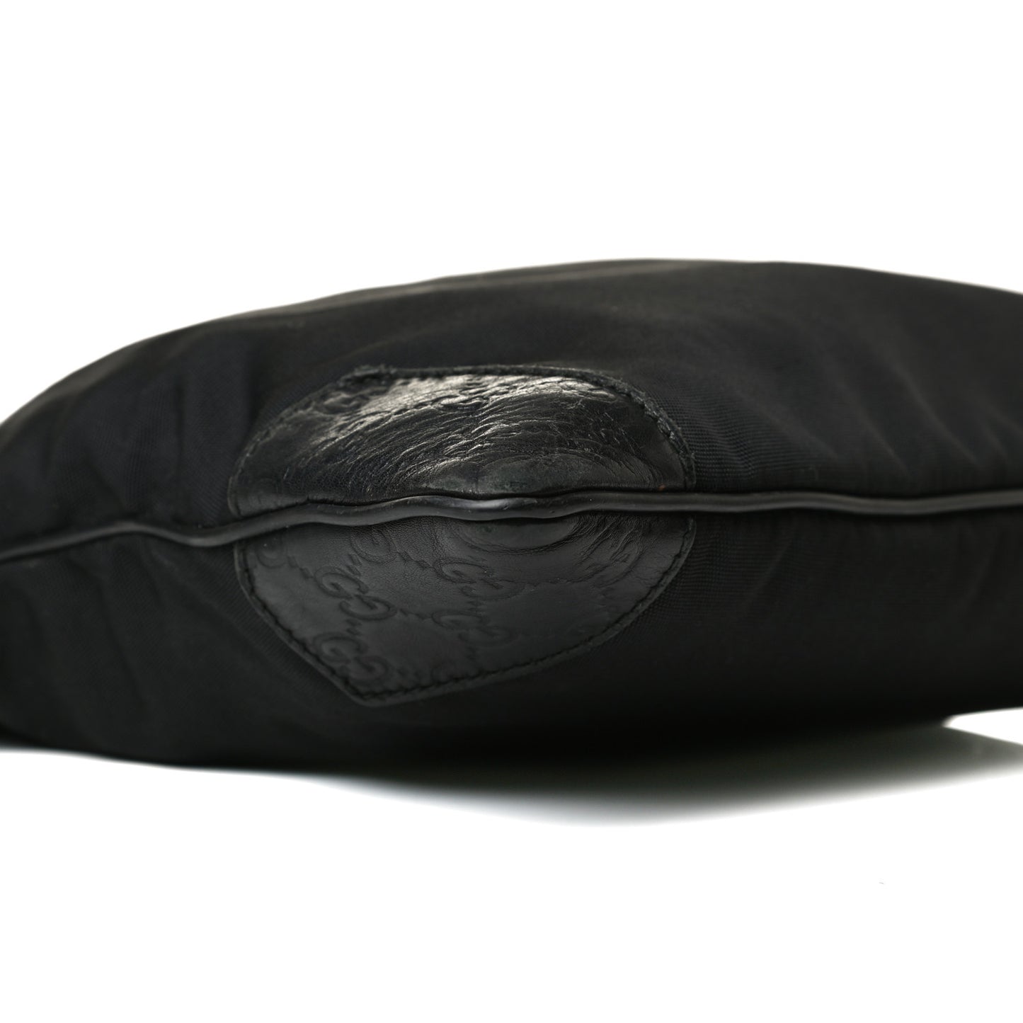 Guccissima Nylon Messenger Bag Black