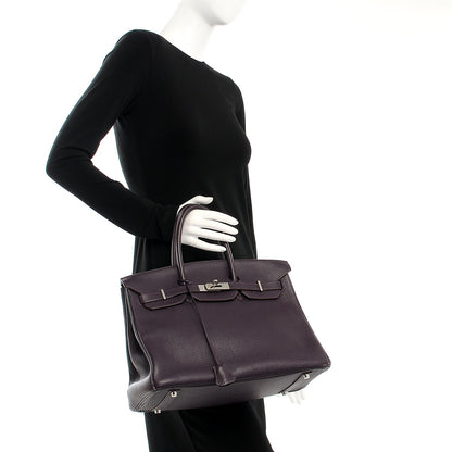 Hermes Togo Birkin 35 Raisin 2 of 35
