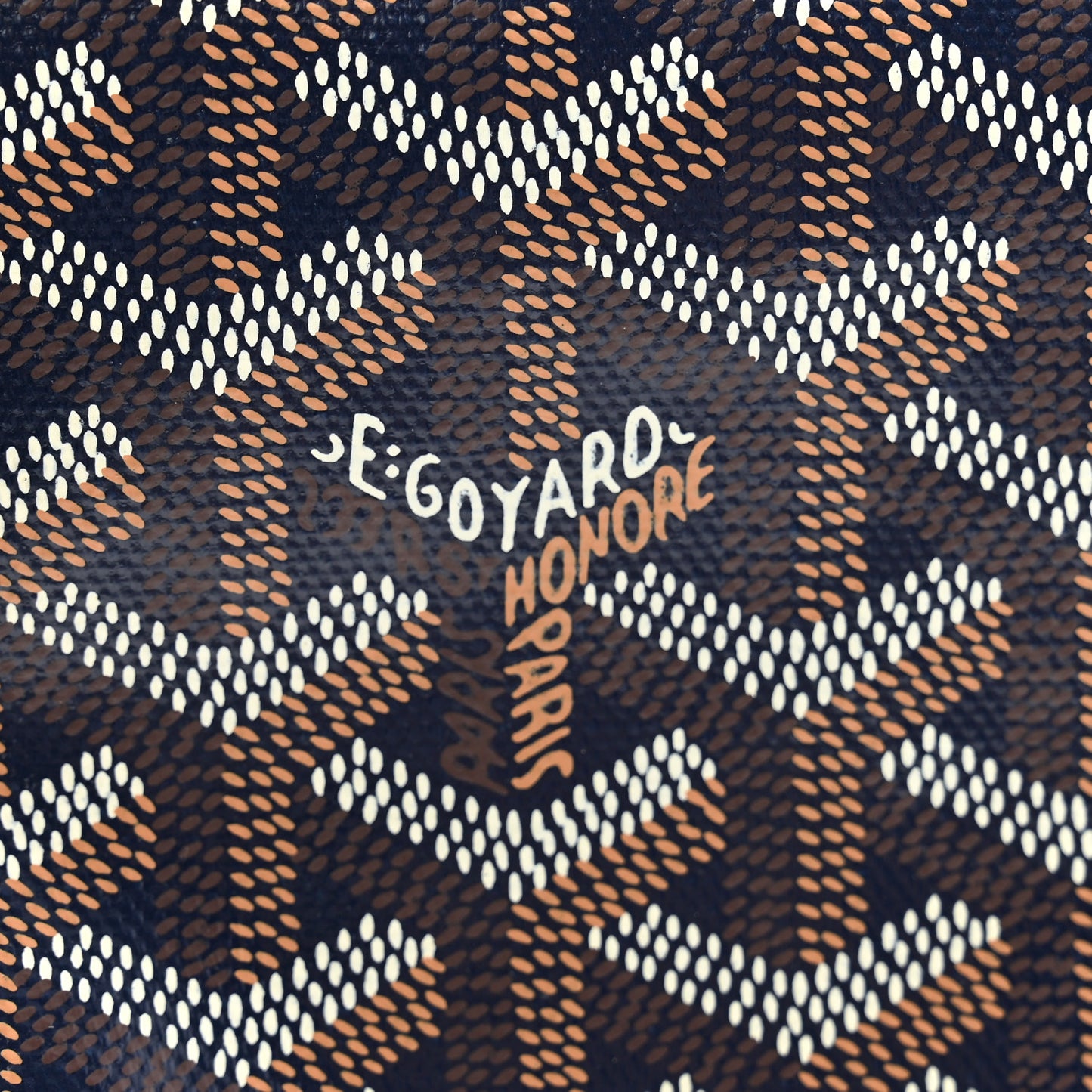 Goyardine Boheme Hobo Navy Blue