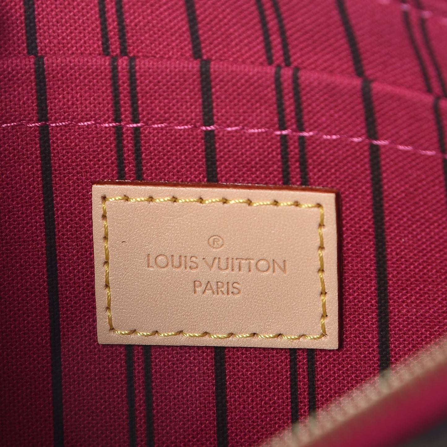 Monogram Neverfull MM GM Pochette Pivoine