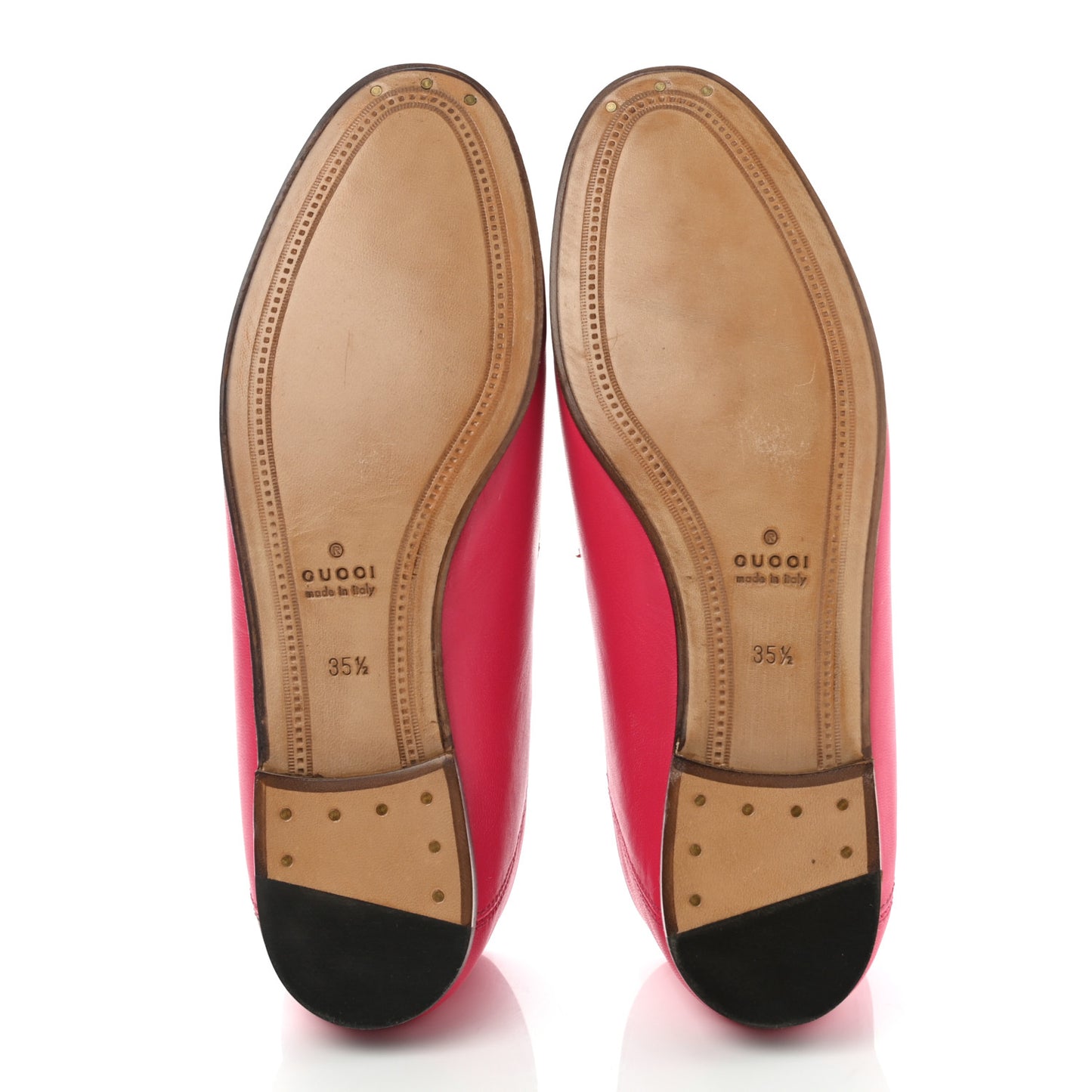 Lambskin Womens Brixton Horsebit Loafers 35.5 Hot Pink