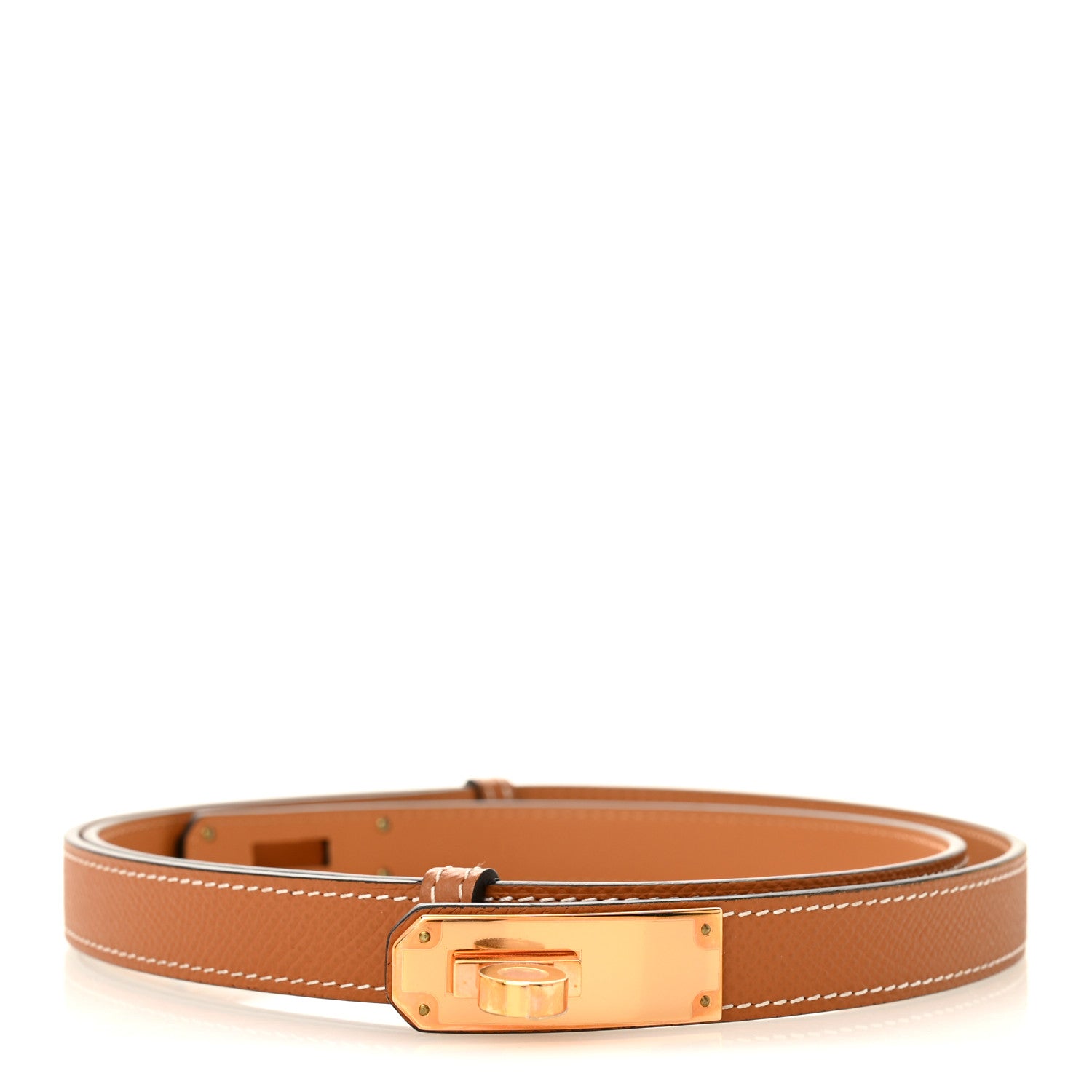 Hermes Epsom Kelly Belt Gold 1 of 5