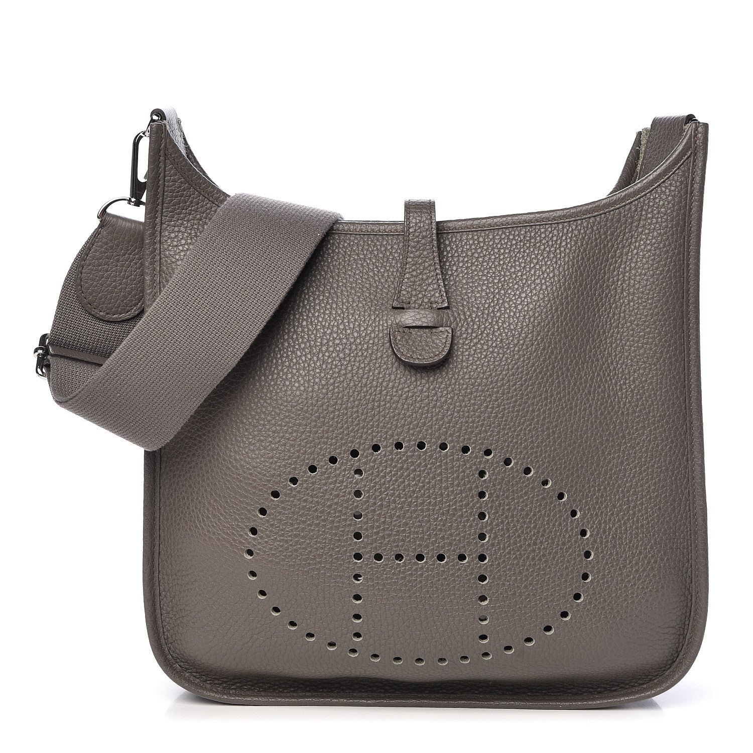 Hermes Taurillon Clemence Evelyne III PM Etain 1 of 12