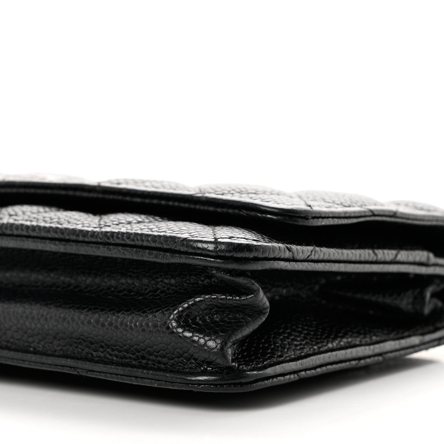 Chanel Caviar Quilted Wallet on Chain WOC Black 10 of 12