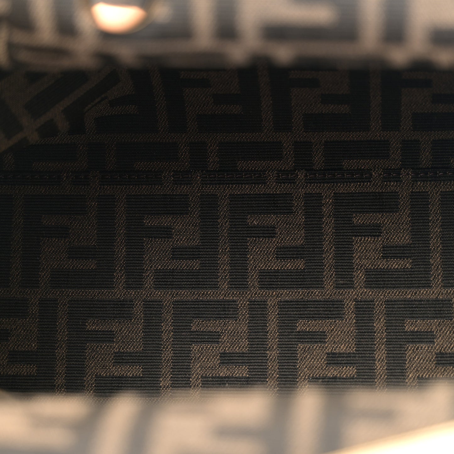 Shiny Nappa Medium Fendi First Black