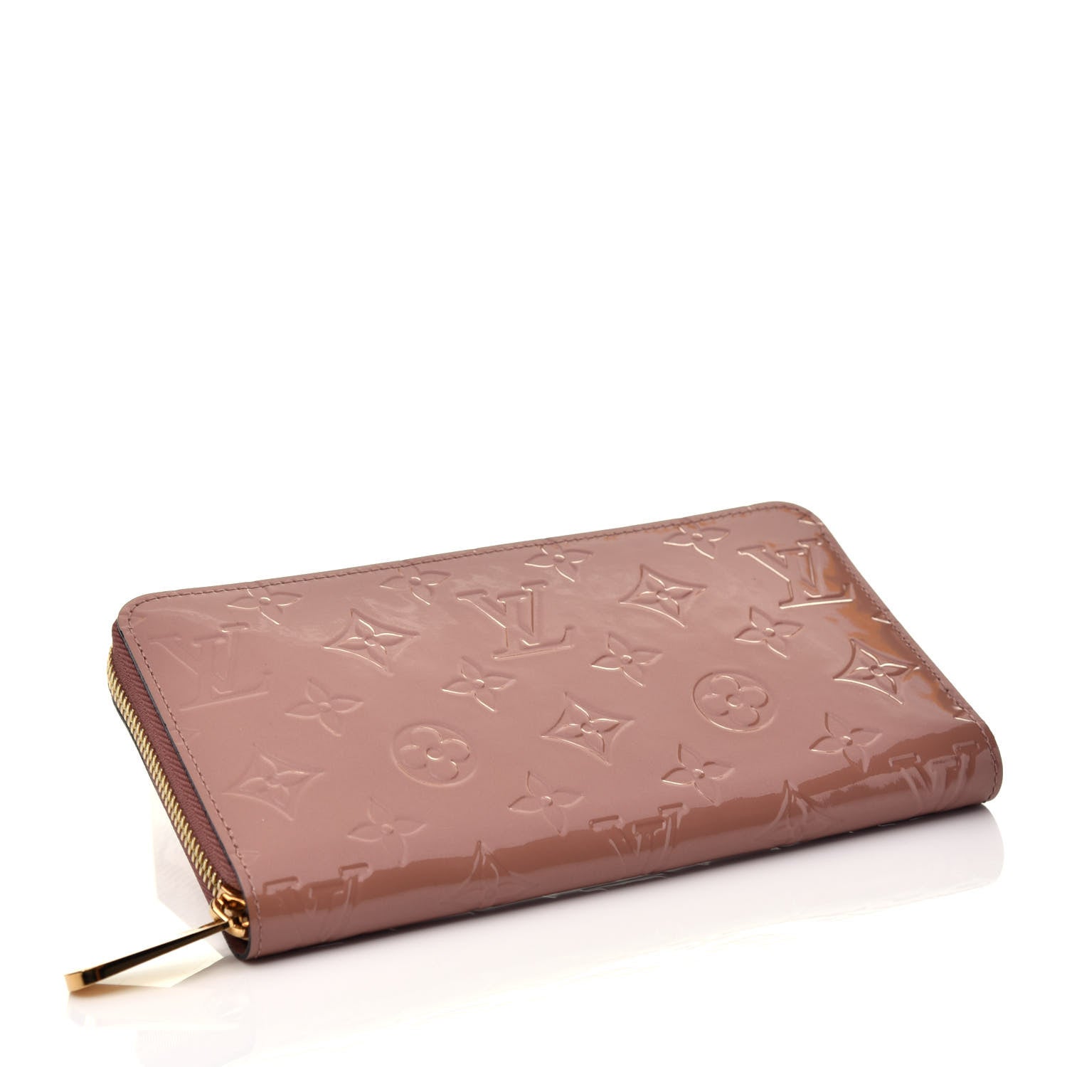 Louis Vuitton Vernis Zippy Wallet Rose Velours 4 of 7