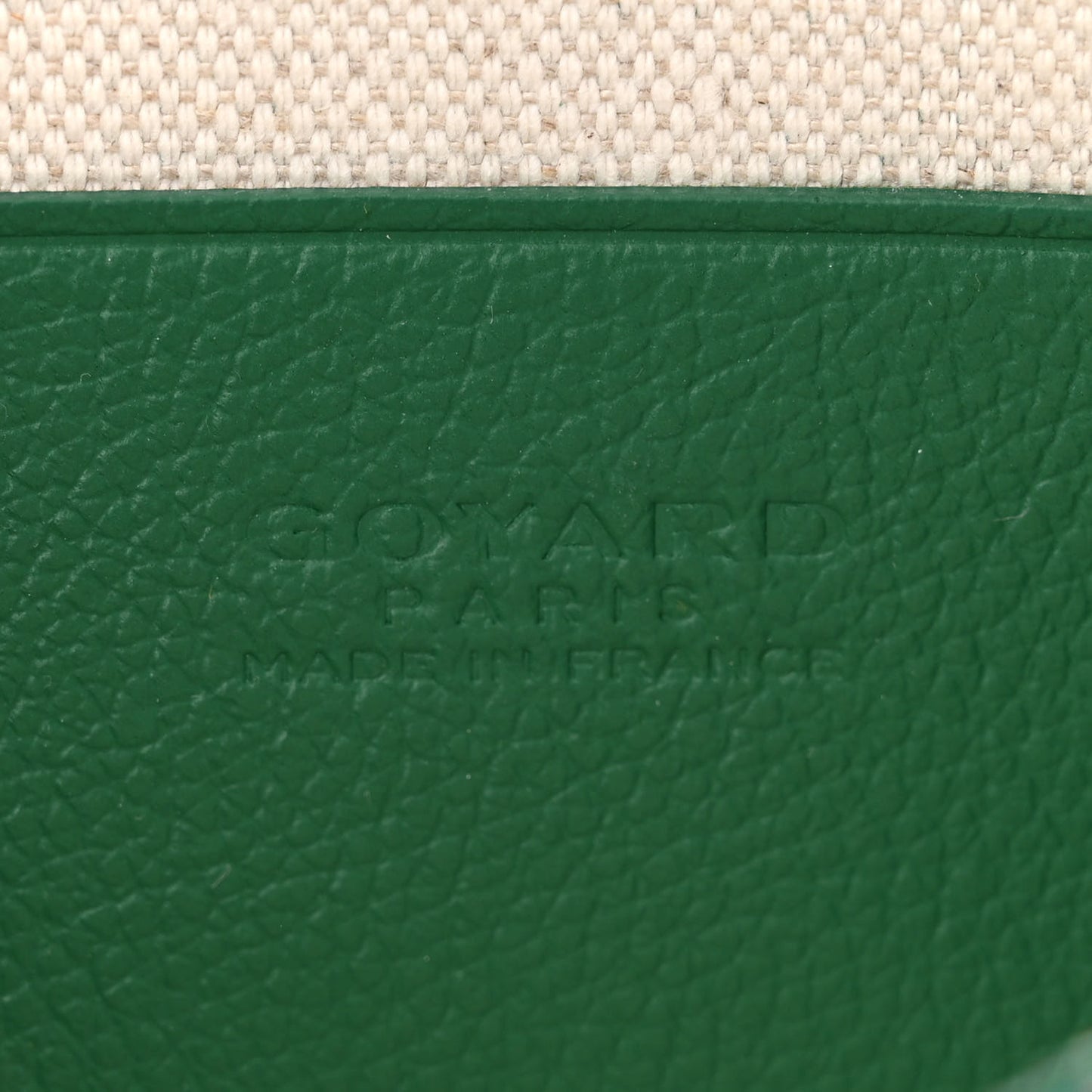 Goyardine Plumet Wallet Clutch Green