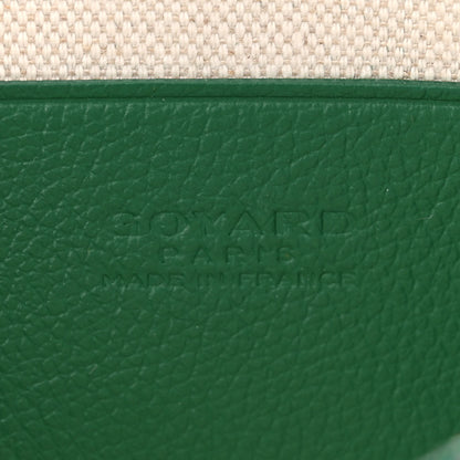 Goyard Goyardine Plumet Wallet Clutch Green 7 of 10