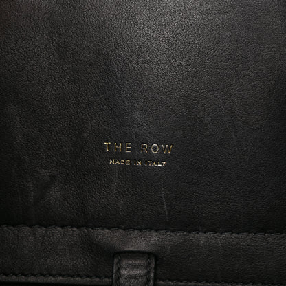 The Row Polished Saddle Calfskin Soft Margaux 17 Black 6 of 10