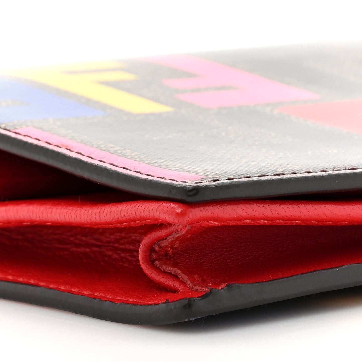 Zucca Spalmati Long Wallet On Chain Multicolor