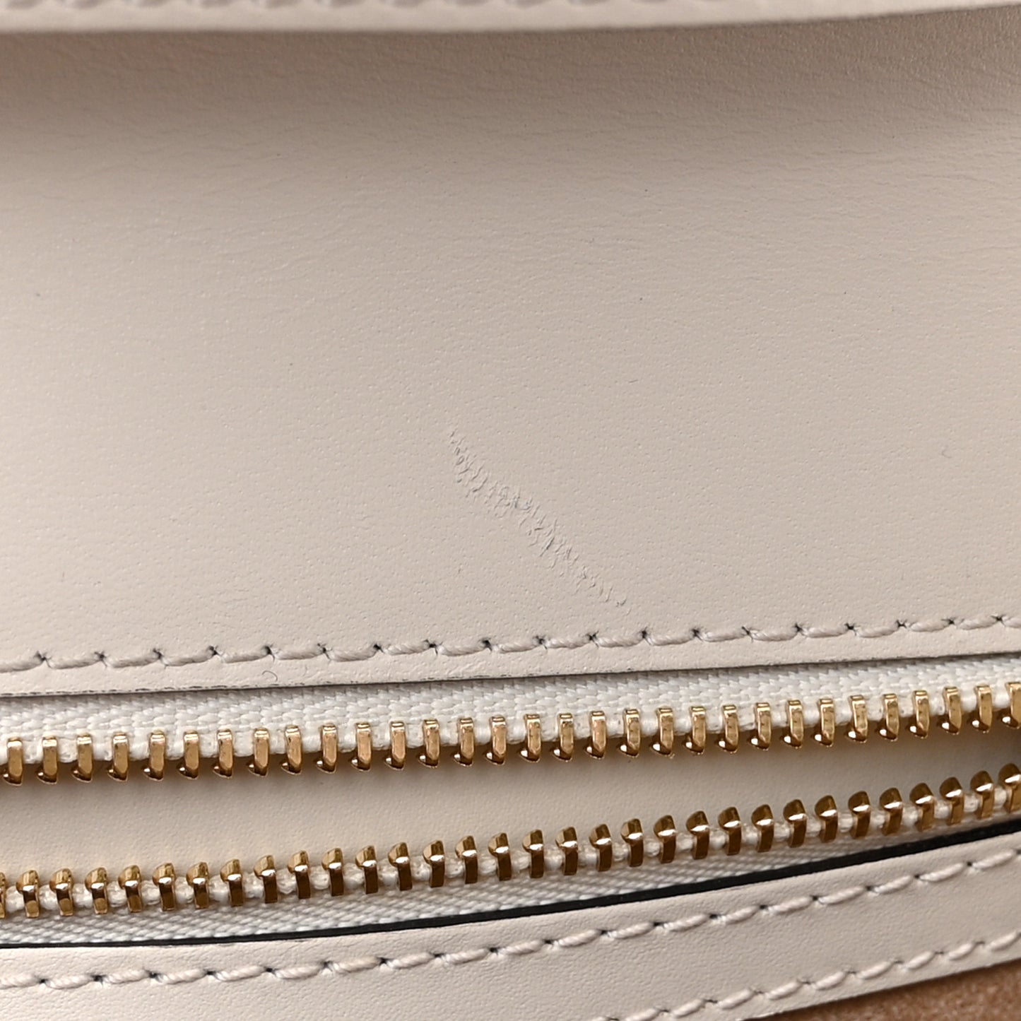 Calfskin Floral Medium Sylvie Top Handle Bag Off White