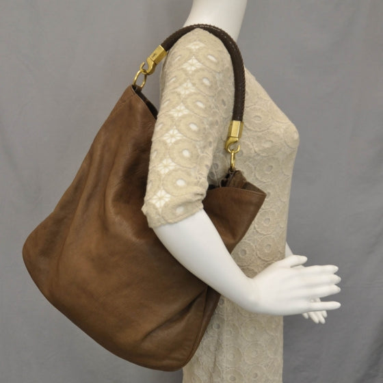 Leather Large Roady Brown