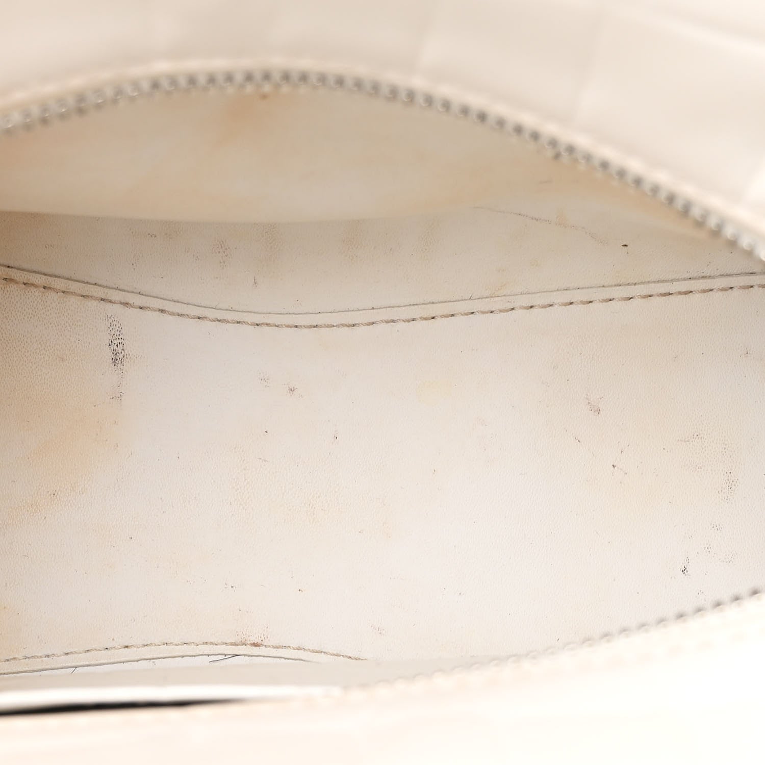 Balenciaga Semi Shiny Calfskin Crocodile Embossed Neo Classic Silver Hardware Mini City White 5 of 22