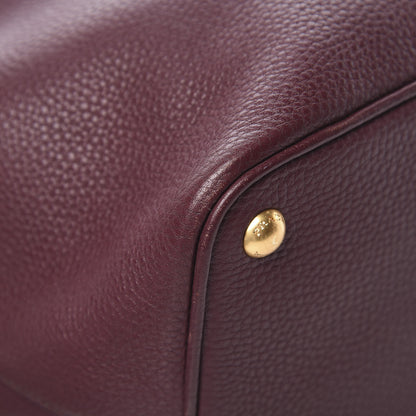 Prada Vitello Daino Tote Granato 10 of 15