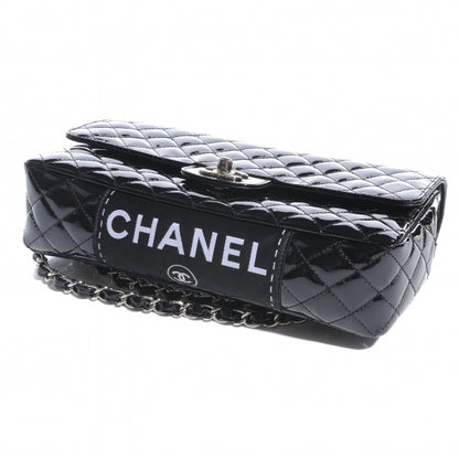 Chanel Patent Secret Label Medium Flap Black 5 of 8