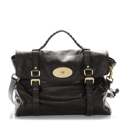 Mulberry Soft Buffalo Oversized Alexa Chocolate 1 of 6