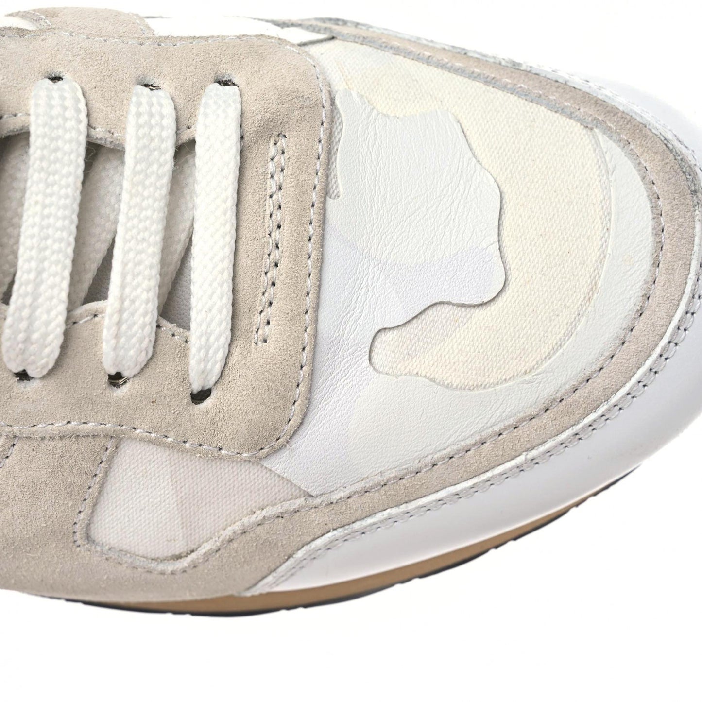 Fabric Suede L'Amour Mens Rockrunner Sneakers 41 White