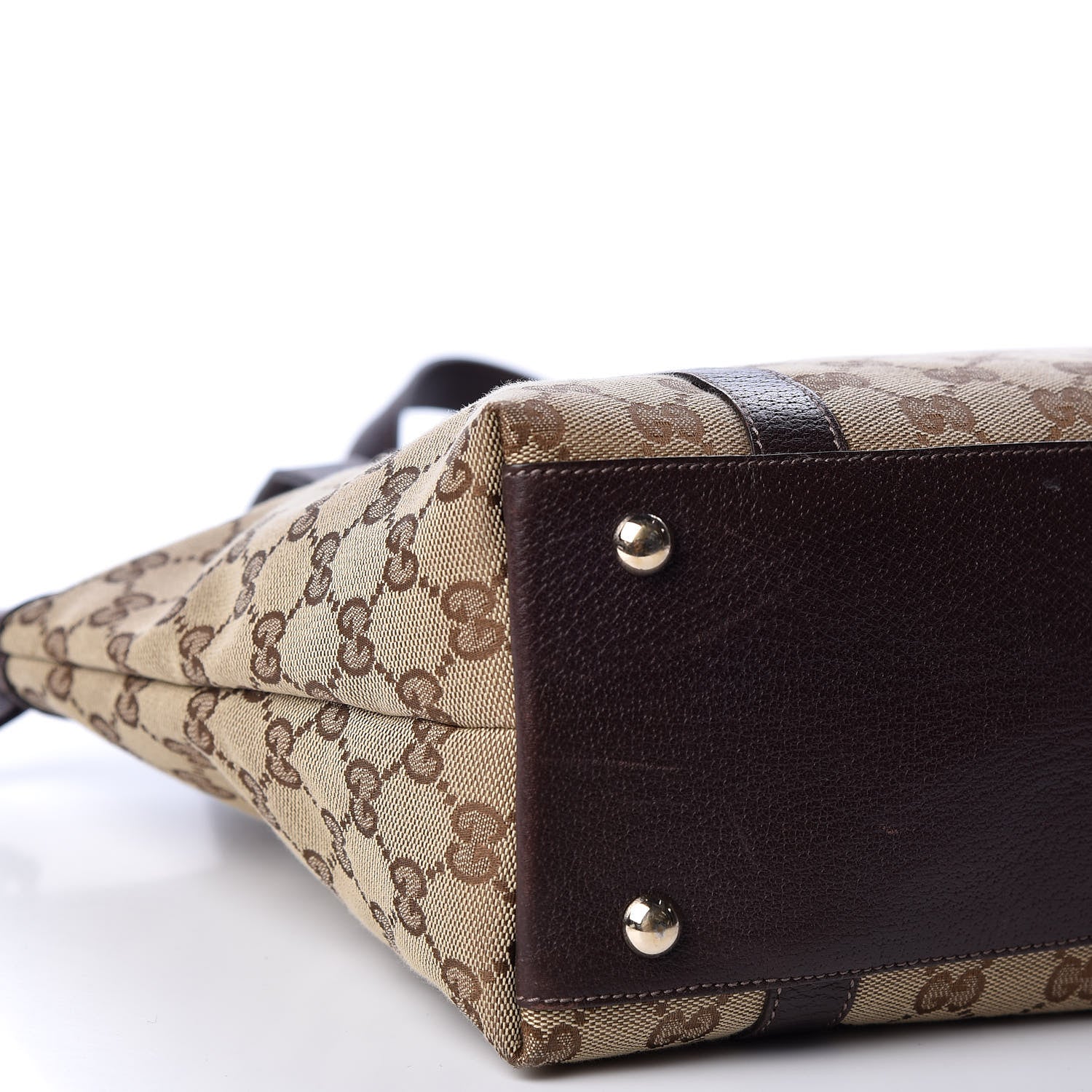 Gucci Monogram Medium Abbey Tote Dark Brown 5 of 9
