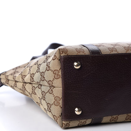 Gucci Monogram Medium Abbey Tote Dark Brown 5 of 9