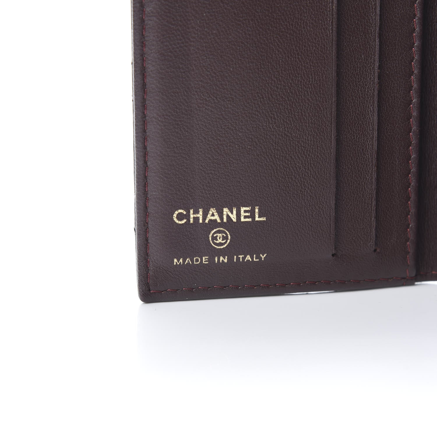 Chanel Lambskin Quilted Card Holder Wallet Black 6 of 10