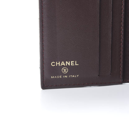 Chanel Lambskin Quilted Card Holder Wallet Black 6 of 10