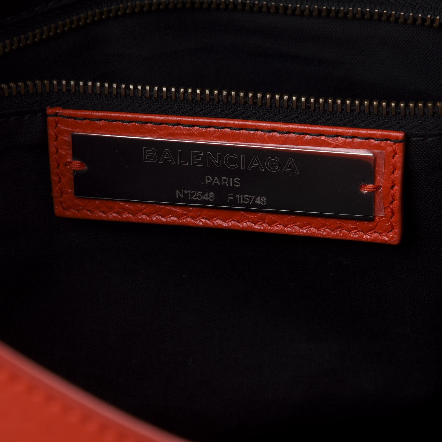 Balenciaga Agneau Classic Hardware City Rouge Coquelicot Rouge Braise 8 of 11