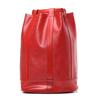 Louis Vuitton Epi Randonnee PM Castillan Red 1 of 9