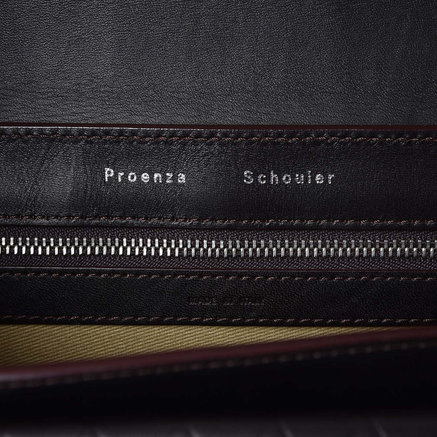 Calfskin Embossed Crosshatch PS11 Classic Shoulder Bag Burgundy