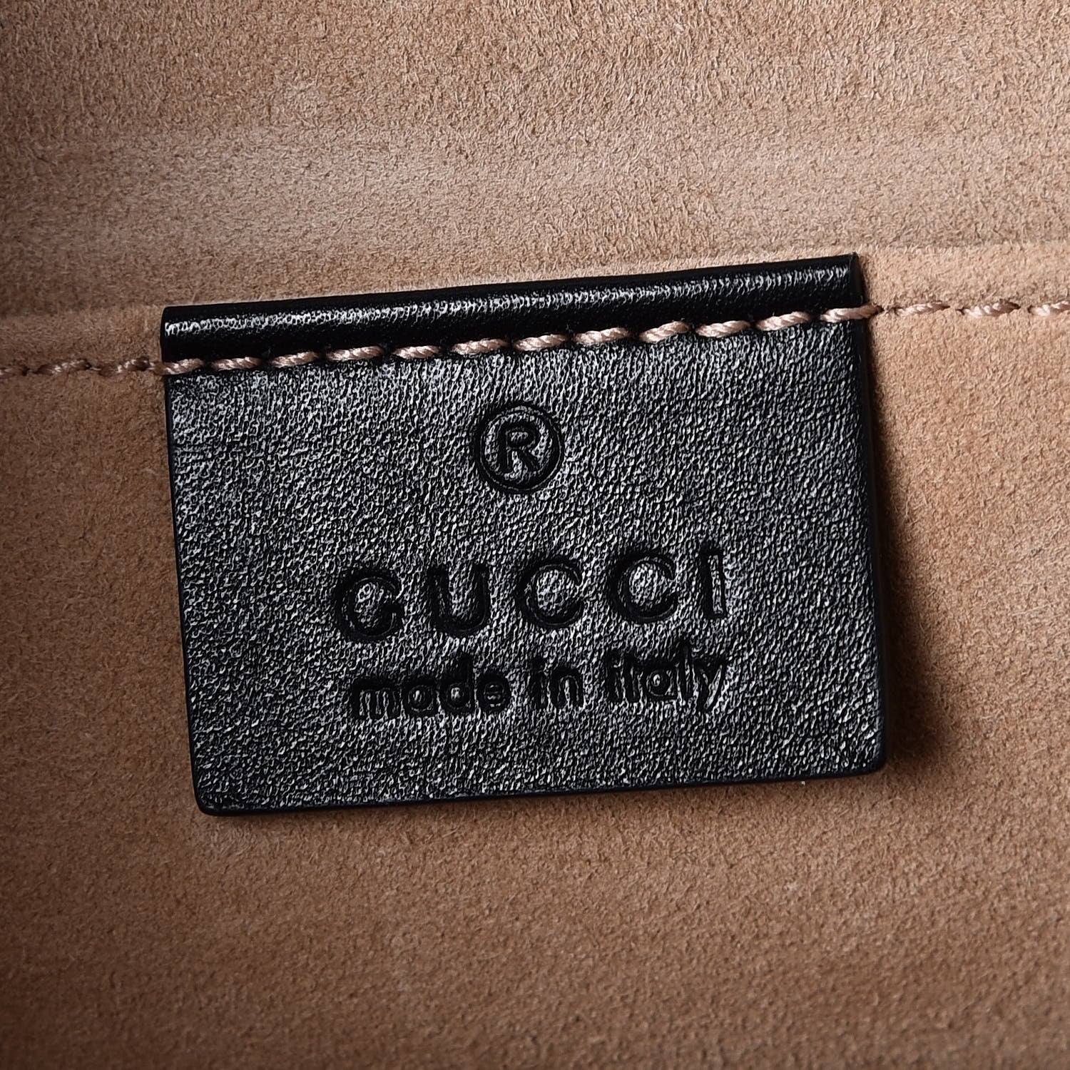 Gucci Calfskin Maxi Sylvie Clutch Black 7 of 12