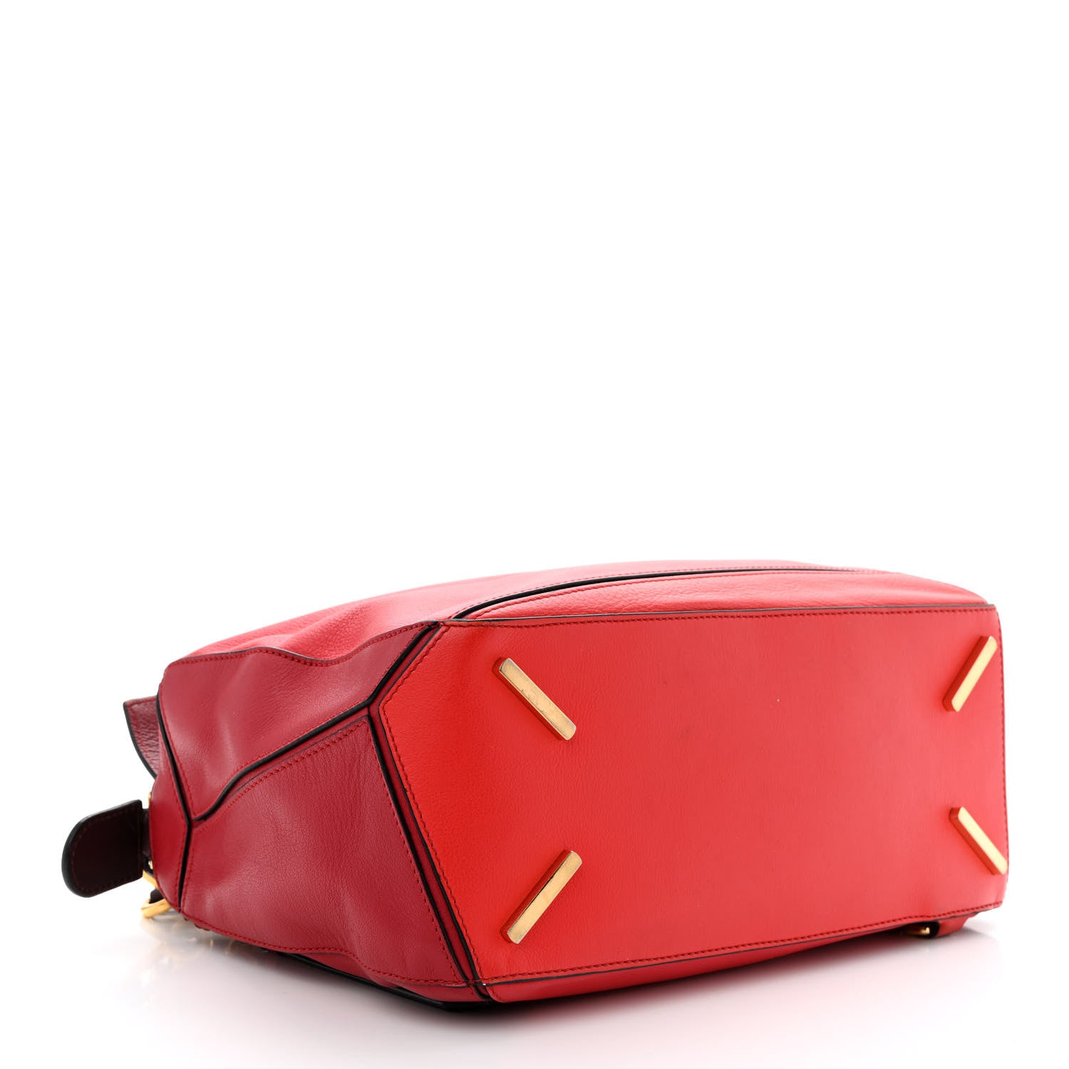 Loewe Calfskin Colorblock Medium Puzzle Bag Red 4 of 18