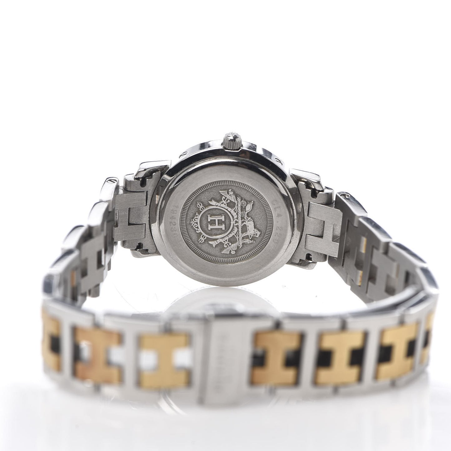Stainless Steel 24mm Clipper Quartz Watch Gold