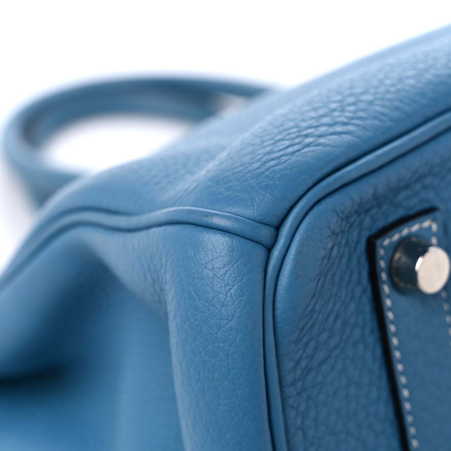 Taurillon Clemence Birkin 35 Blue Jean