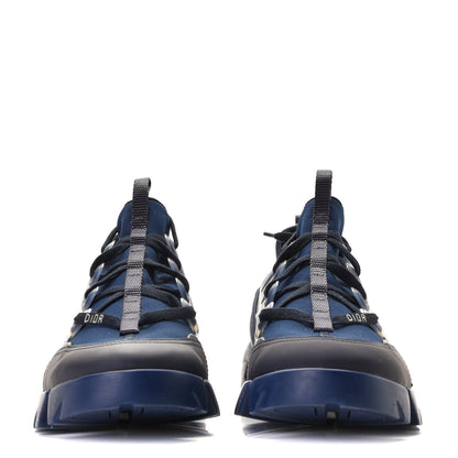 Christian Dior Neoprene Rubber Womens D-Connect Sneakers 41 Indigo Blue 3 of 11