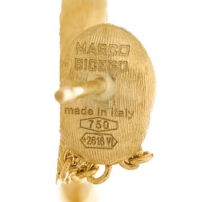 Marco Bicego 18K Yellow Gold Siviglia 3 Strand Drop Earrings 4 of 4