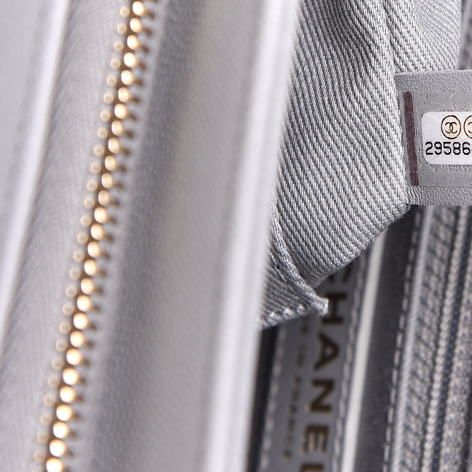 Chanel Caviar Quilted Medium Business Affinity Flap Grey 6 of 8