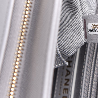 Chanel Caviar Quilted Medium Business Affinity Flap Grey 6 of 8
