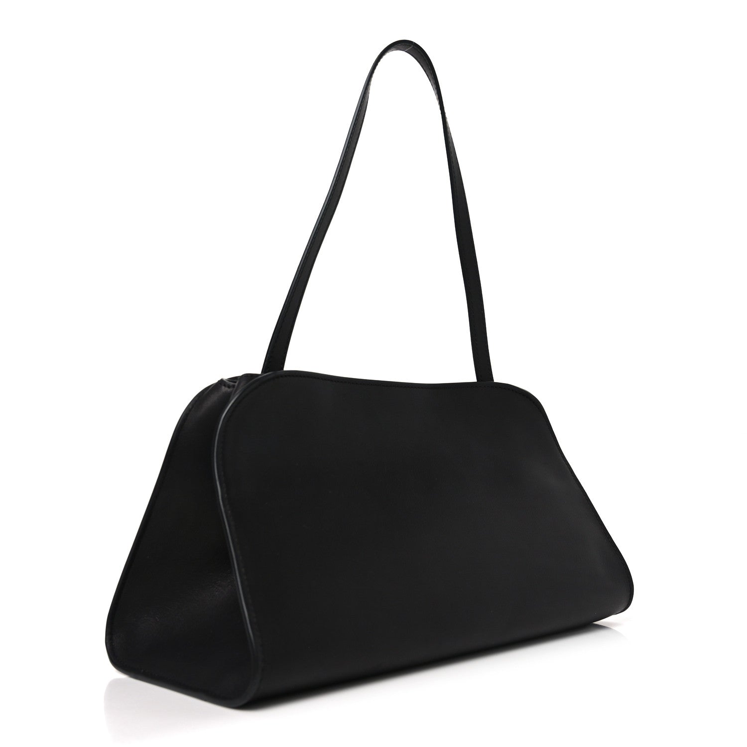The Row Smooth Calfskin Peggy Bag Black 3 of 9