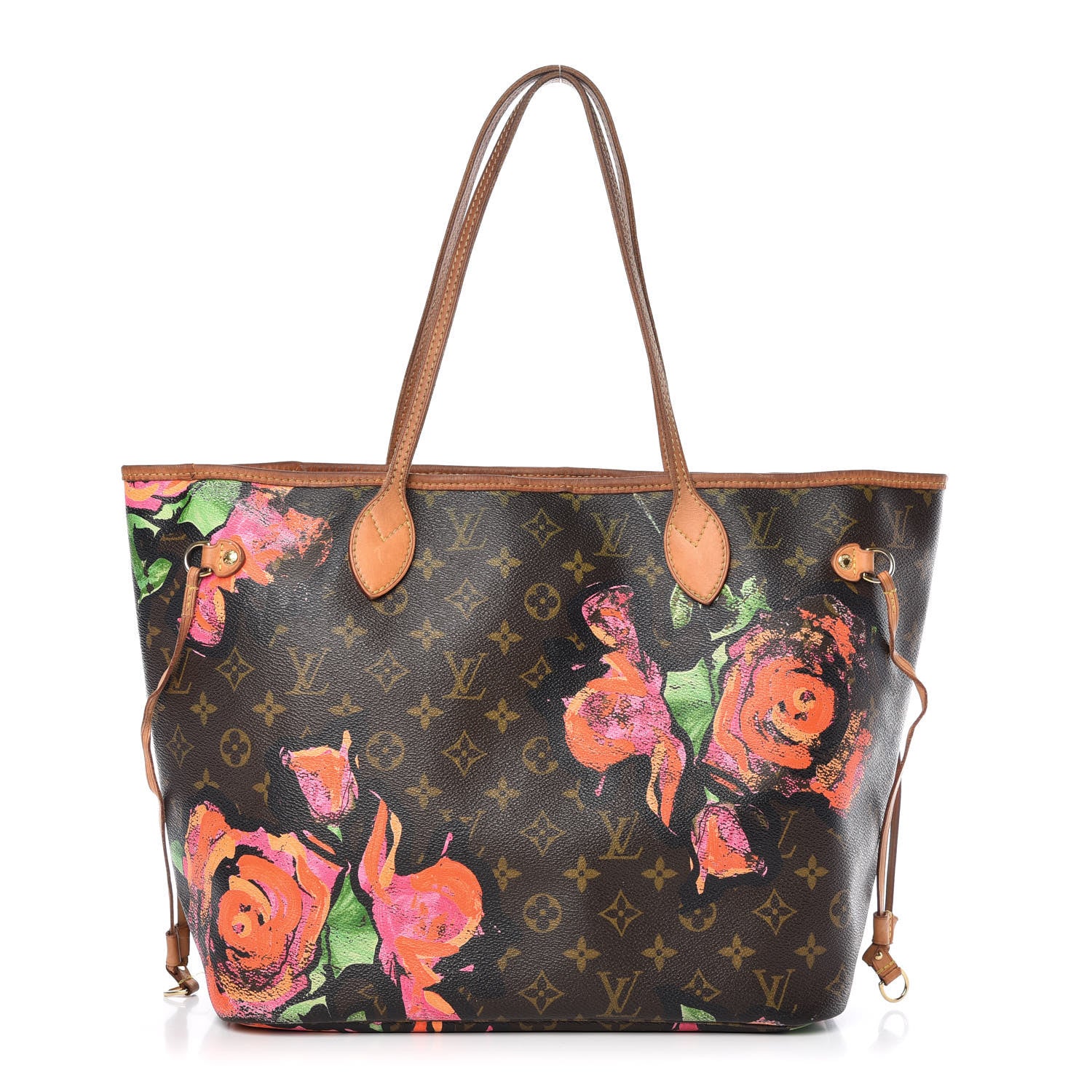 Louis Vuitton Monogram Roses Neverfull MM 1 of 37