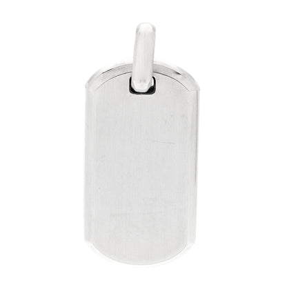 David Yurman Sterling Silver 35mm Chevron Tag Pendant 3 of 4