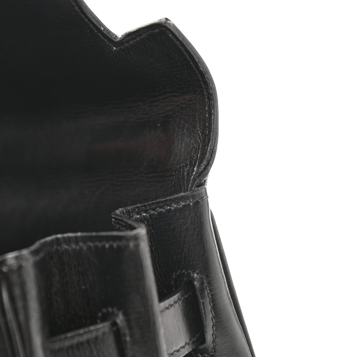 Hermes Box Kelly Retourne 32 Black 15 of 17