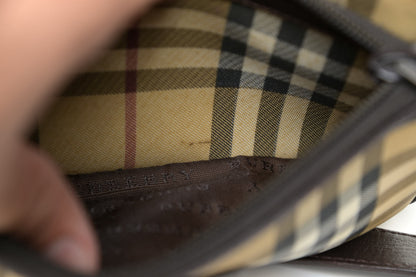Burberry House Check Crossbody Camera Bag Antique Yellow Brown 11 of 21