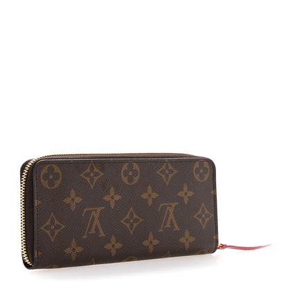 Louis Vuitton Monogram Clemence Wallet Fuchsia 3 of 6