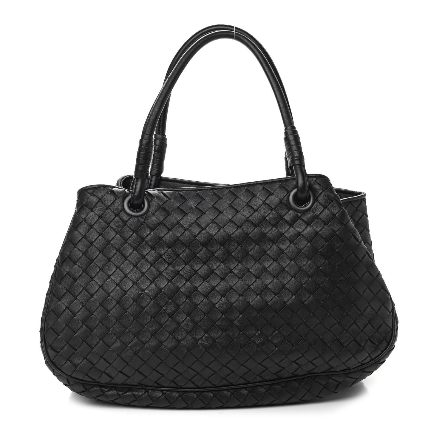 Nappa Intrecciato Woven Tote Black