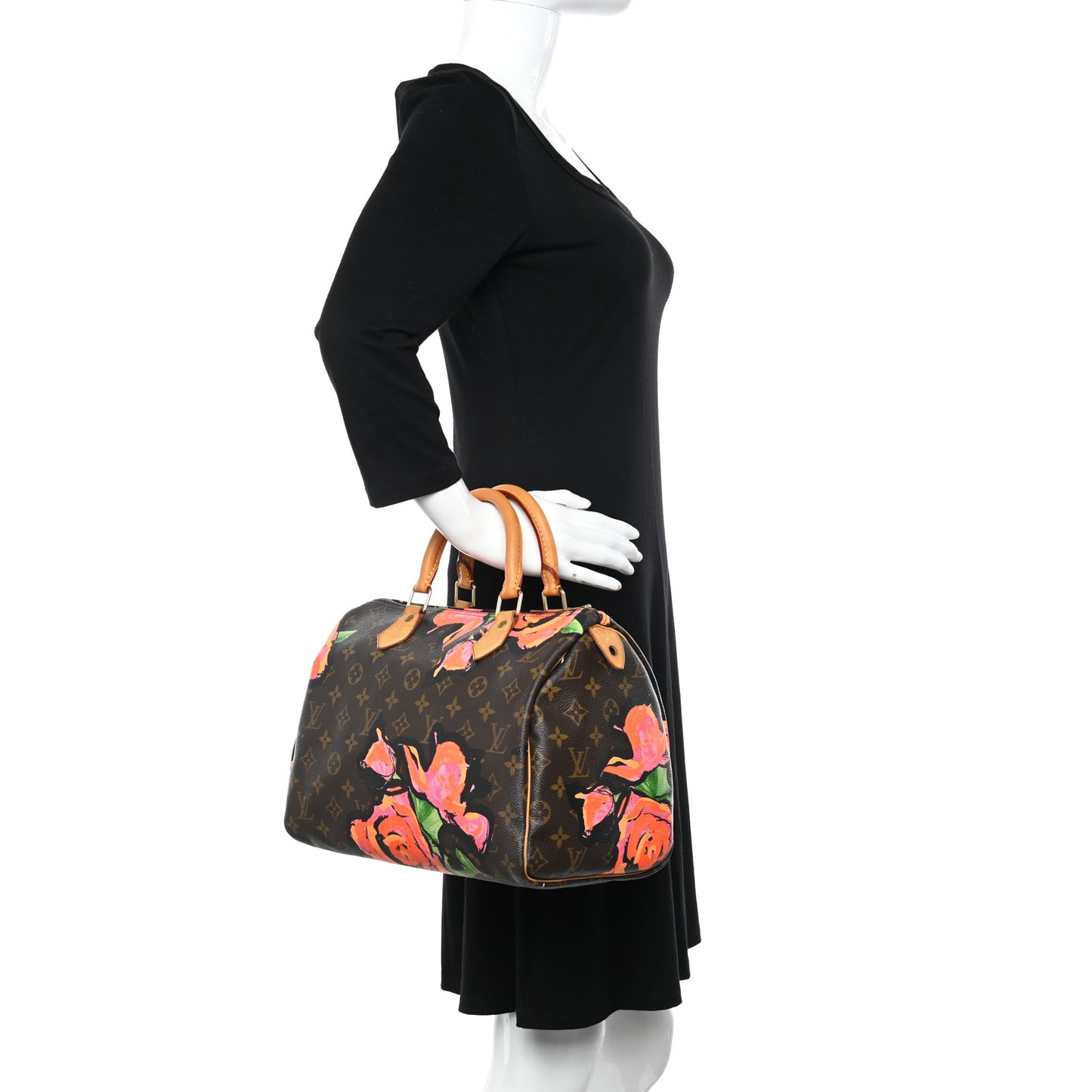 Monogram Roses Speedy 30