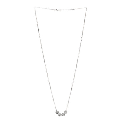 Cartier 18K White Gold LOVE Slide Pendant Necklace 3 of 4