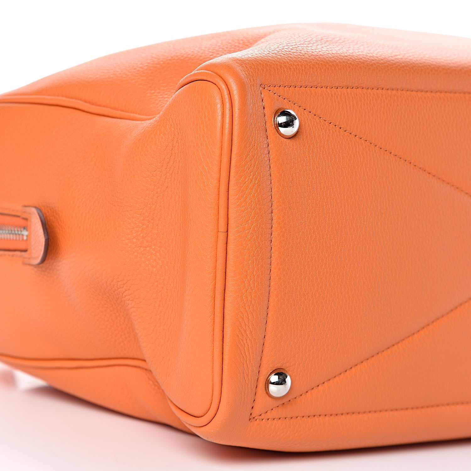 Hermes Taurillon Clemence Victoria II 35 Orange 12 of 13