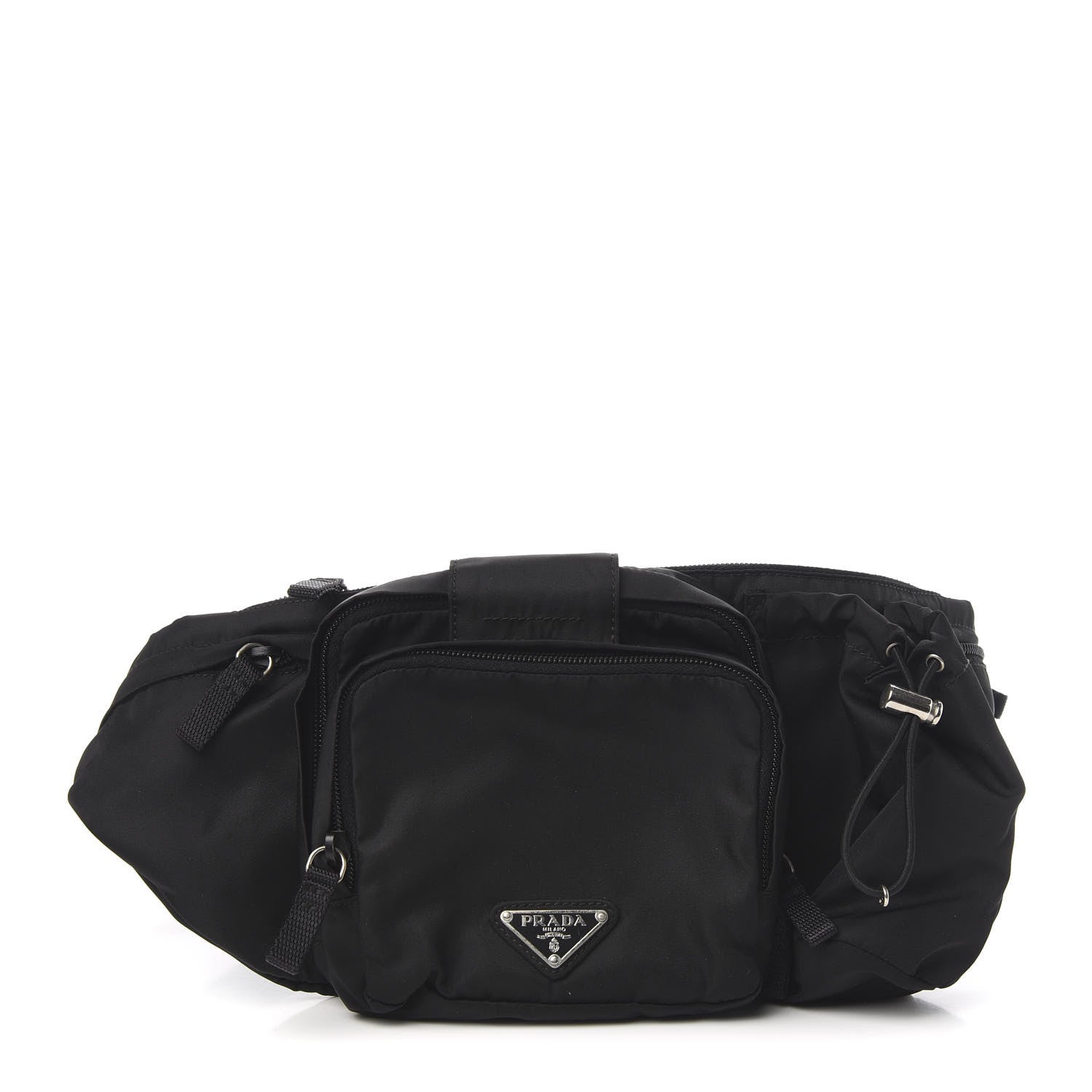 Prada Tessuto Nylon Belt Bag Black 1 of 9