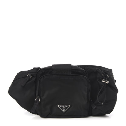 Prada Tessuto Nylon Belt Bag Black 1 of 9