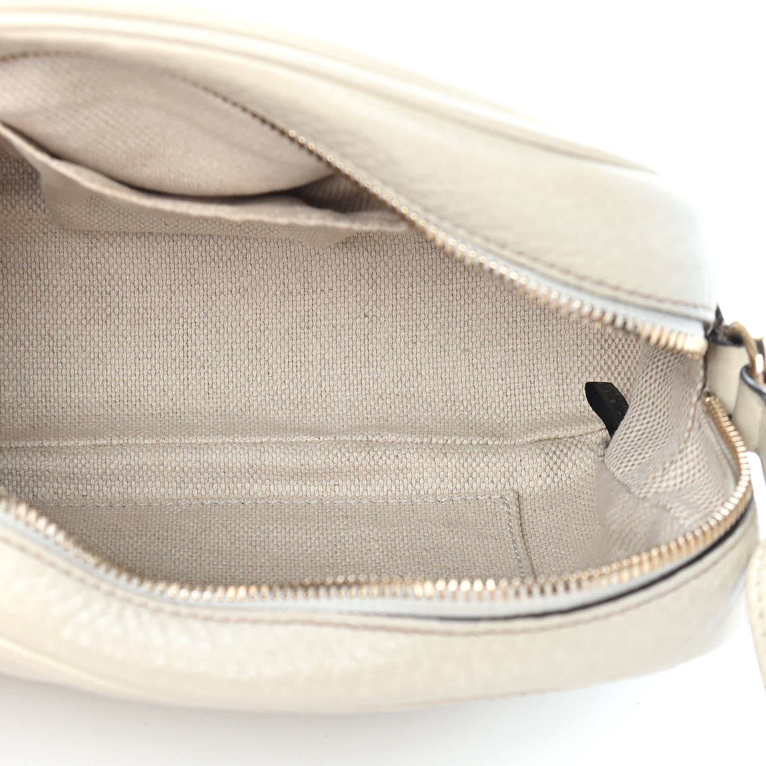 Gucci Pebbled Calfskin Small Soho Disco Bag Off White 5 of 12