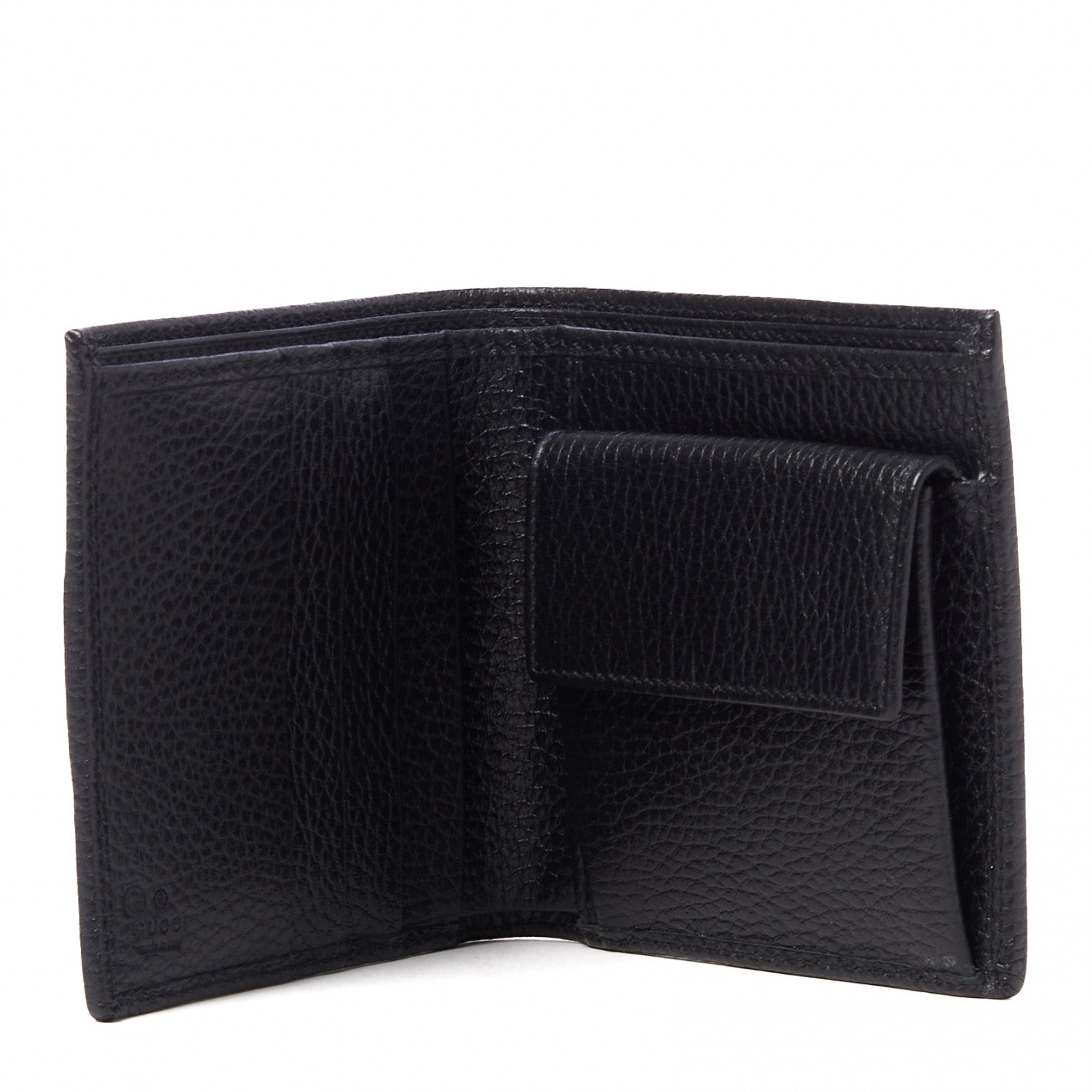Gucci Nylon Monogram Bi-Fold Wallet Black 6 of 8